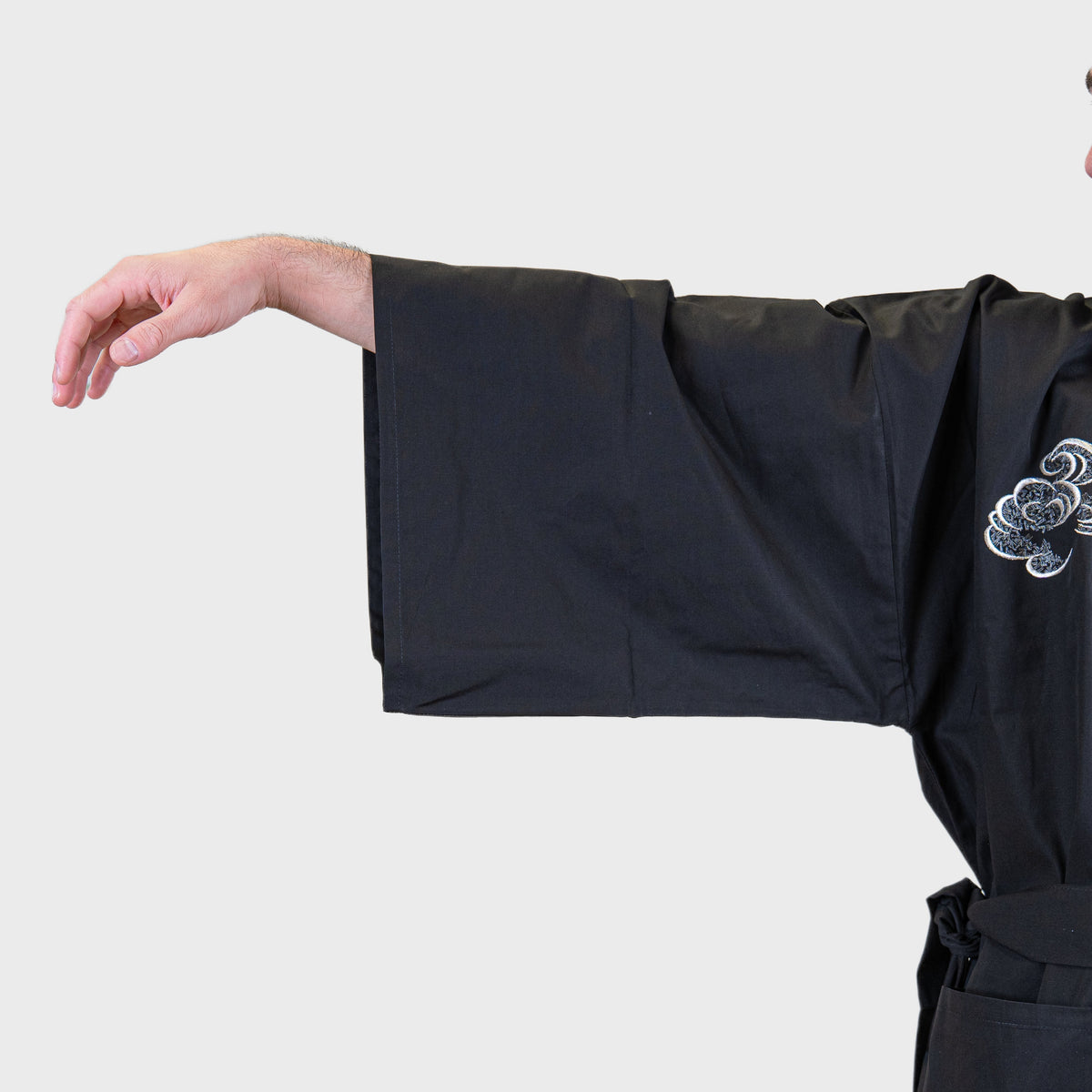 Kimono Happi Oversize Męskie - Haftowany Smok