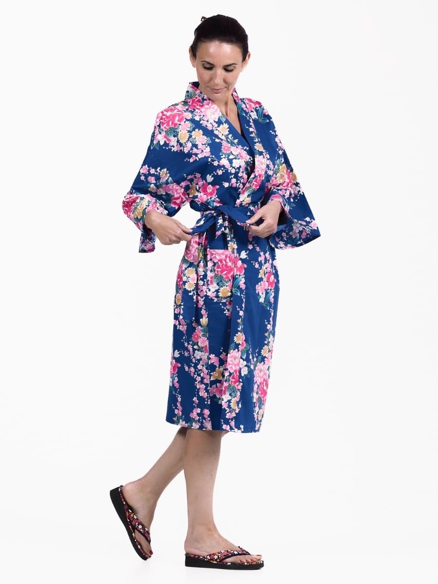 Kimono Happi Woman Botan to Uchōran Uniwersalny rozmiar