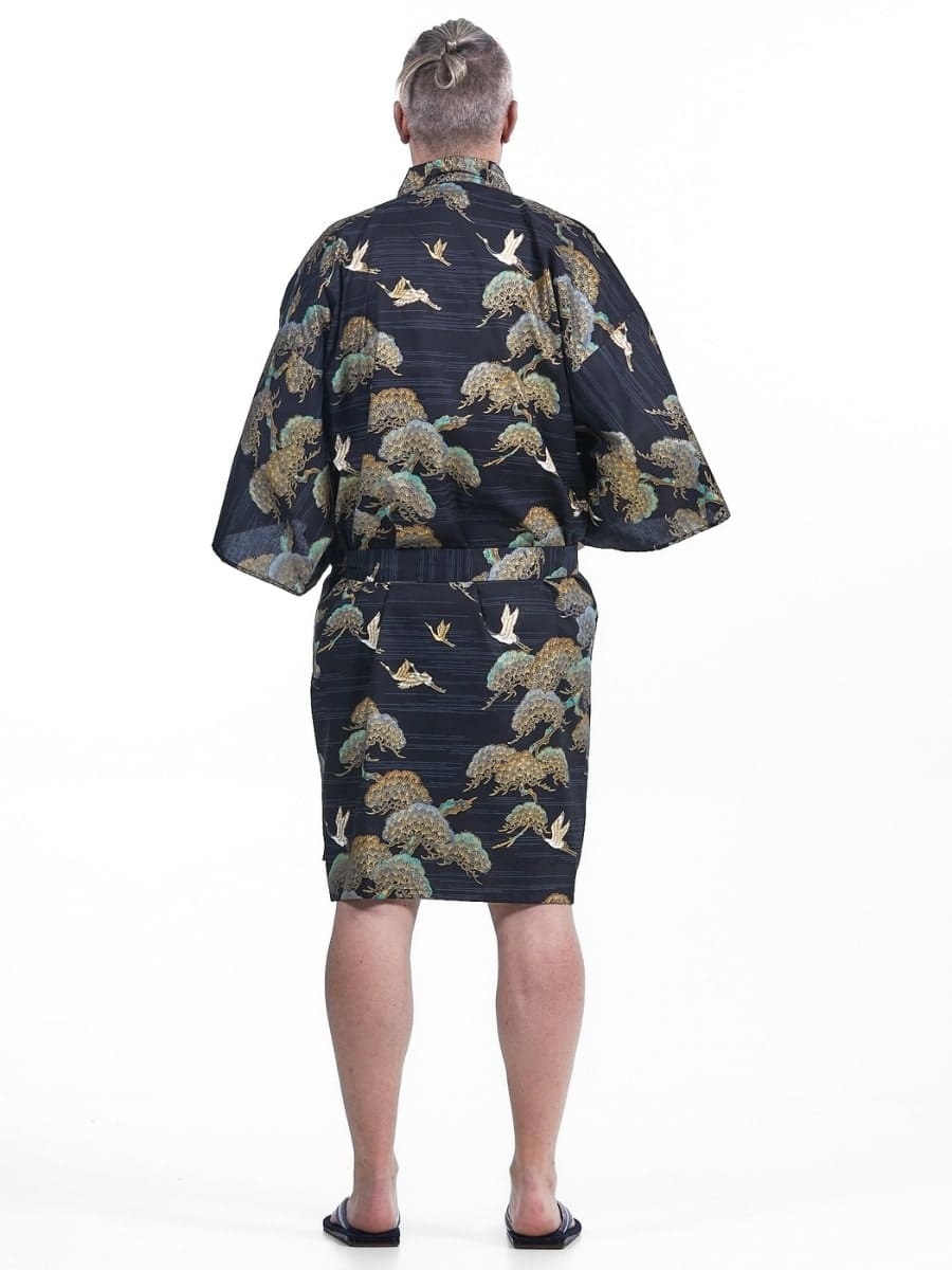 Kimono męskie Crane & Pine marki Happi Uniwersalny rozmiar