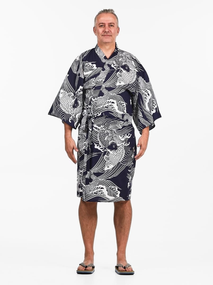 Kimono męskie Happi Carp Koi Uniwersalny rozmiar