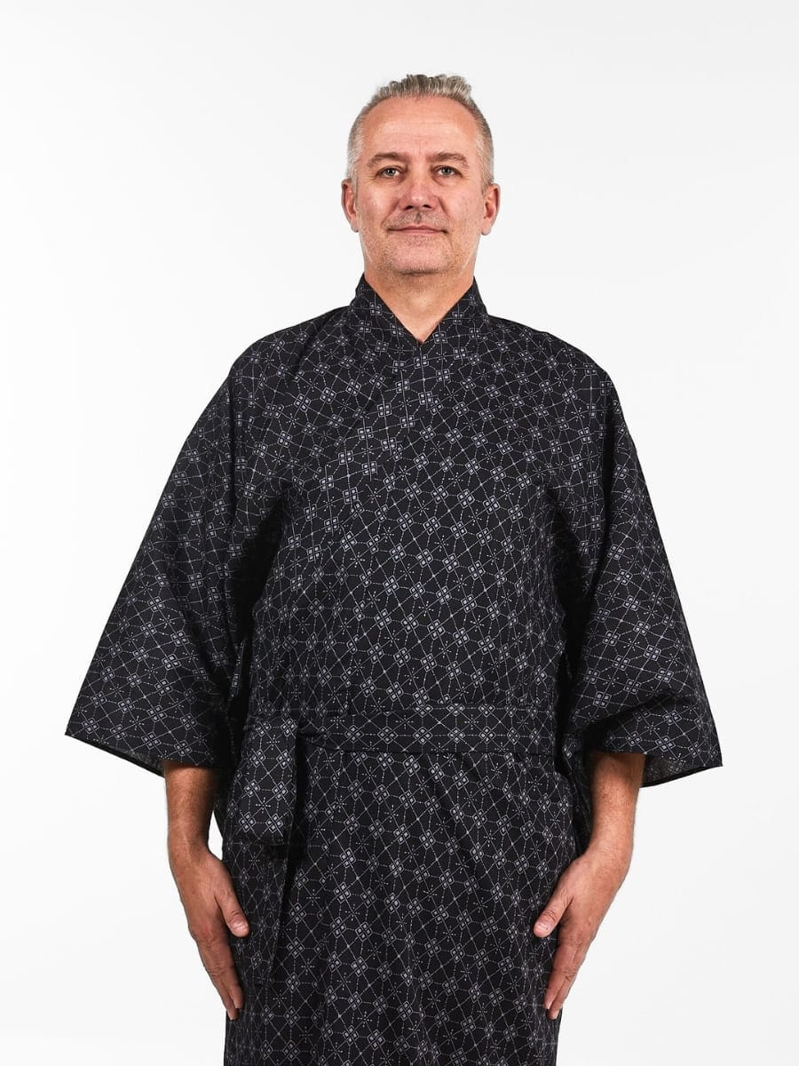 Kimono męskie Yukata Hishigata