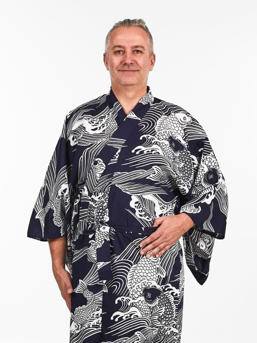 Kimono Męskie Yukata - Karpie Koi