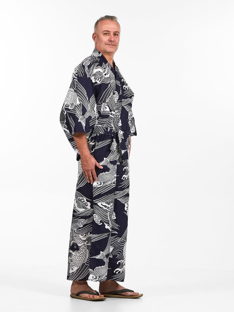 Kimono Męskie Yukata - Karpie Koi