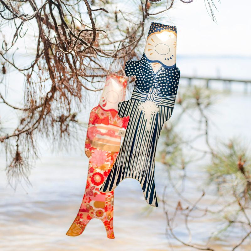 Kimono w kwiaty Koinobori 70 cm
