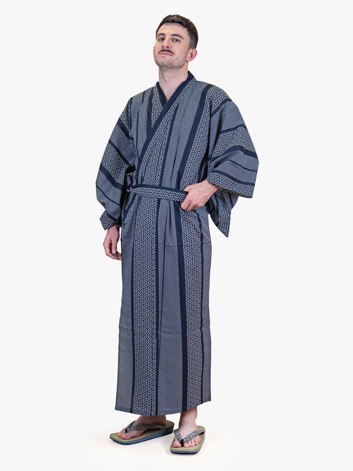 Kimono Yukata Męskie - Kumi-Kikkō S