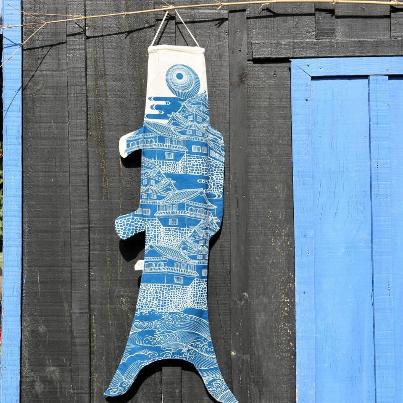 Koinobori Ôshiro Blue 70 cm