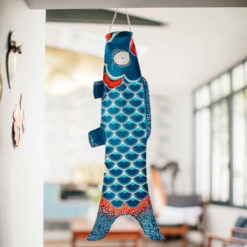 Koinobori Traditional Blue 70 cm