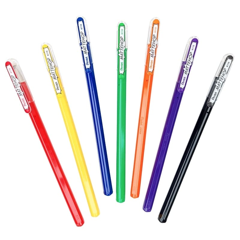 Kolorowe długopisy Pentel Mattehop Original Set