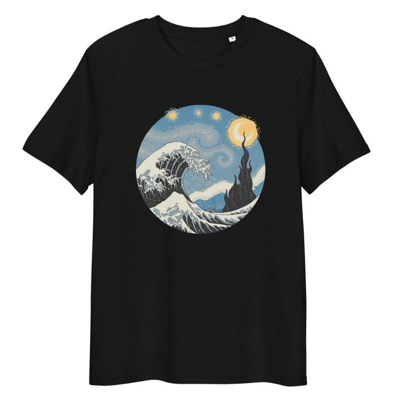 Koszulka Japanese Wave & Starry Night S