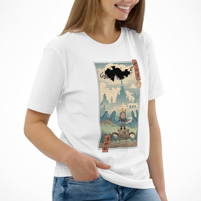 Koszulka z japońską legendą Ukiyo e