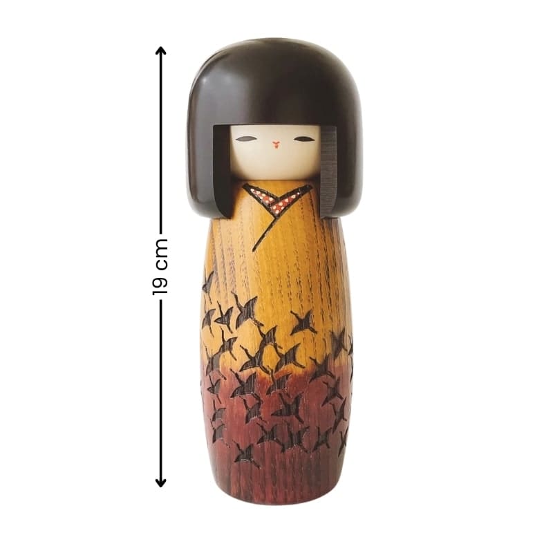 Lalka Tsuru no Mai Kokeshi