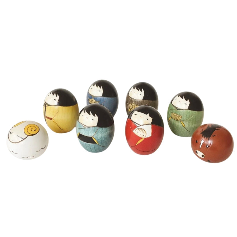 Łóżeczko bożonarodzeniowe Kokeshi