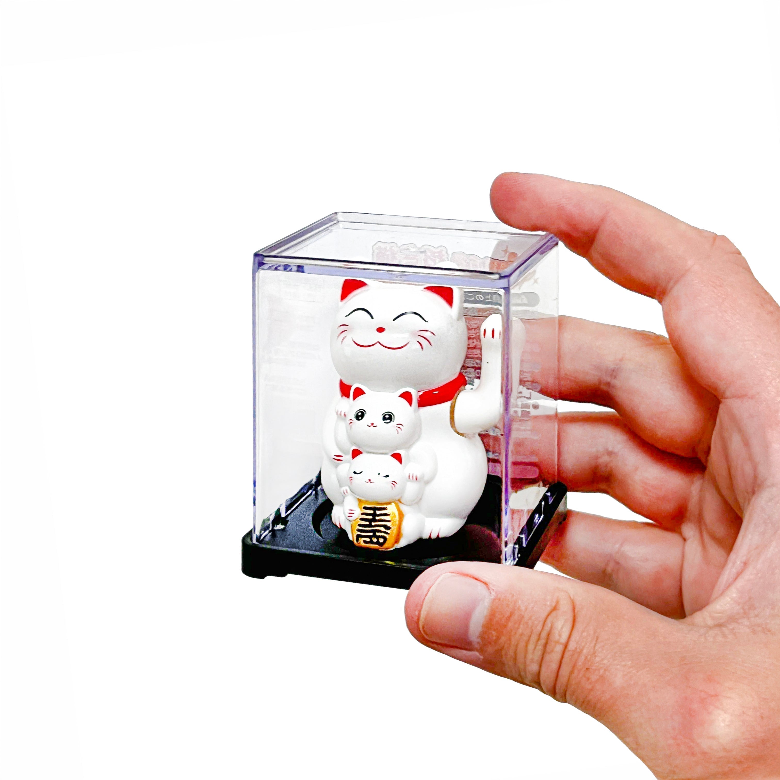 Machający Solarny Kot Maneki Neko - Rodzina