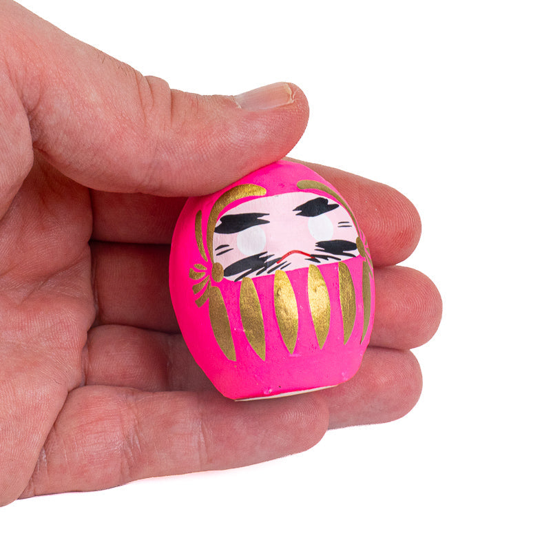 Mały Japoński Daruma 4 cm - Różne Kolory