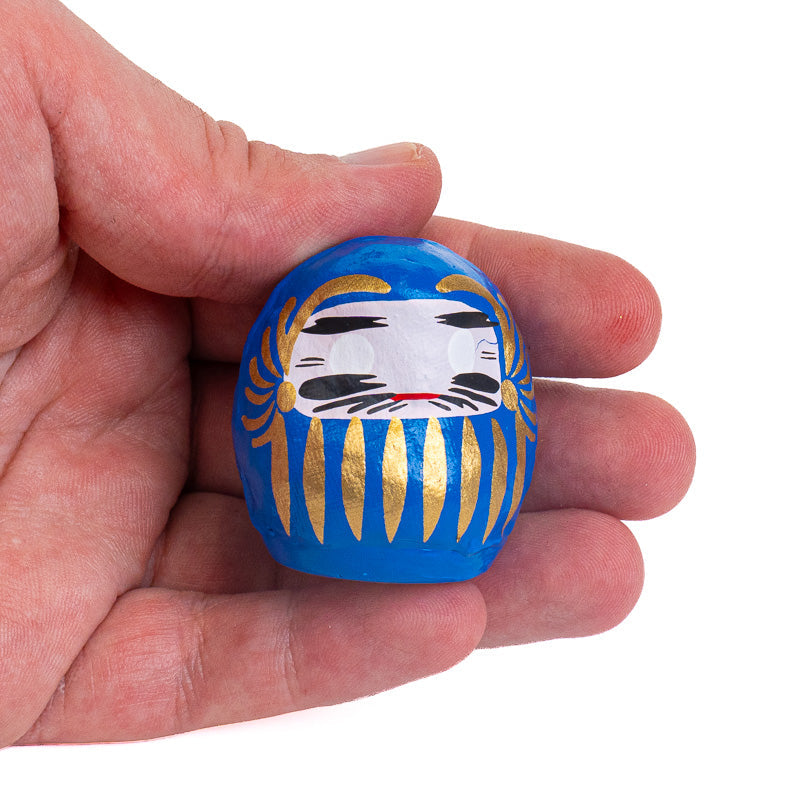Mały Japoński Daruma 4 cm - Różne Kolory