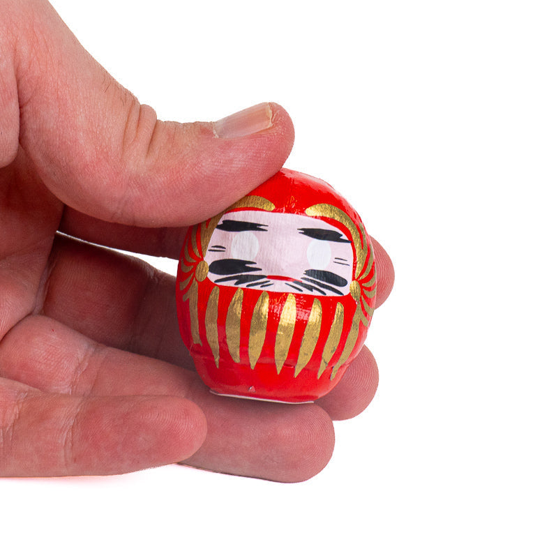Mały Japoński Daruma 4 cm - Różne Kolory
