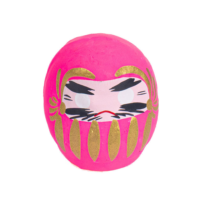 Mały Japoński Daruma 4 cm - Różne Kolory Różowy