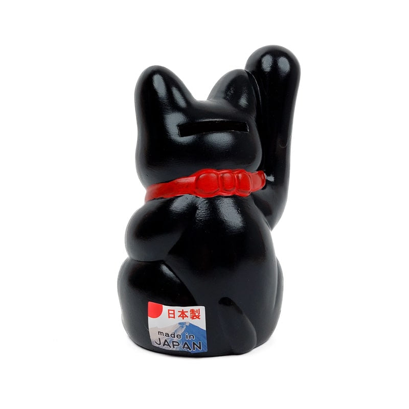 Maneki Neko Black Seto 13 cm