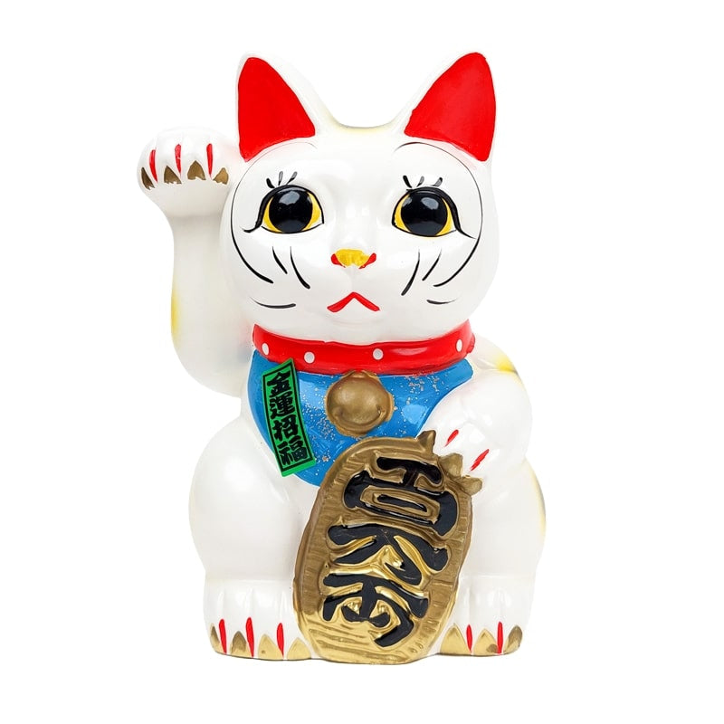 Maneki Neko White Seto 21 cm