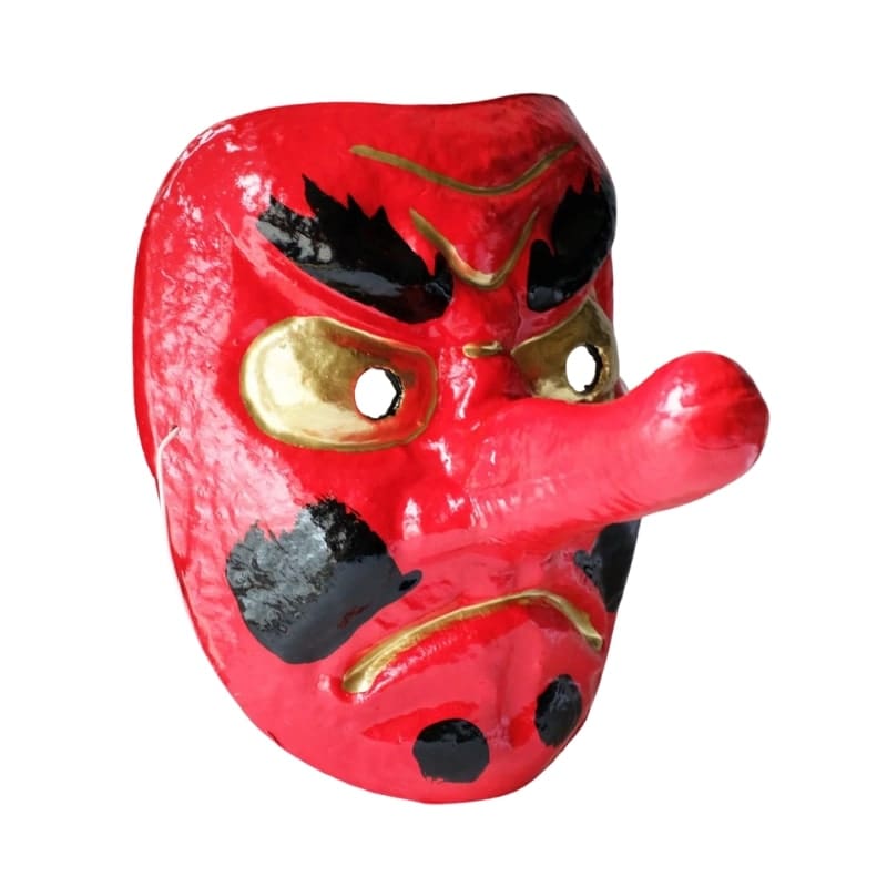 Maska Tengu z papier mache