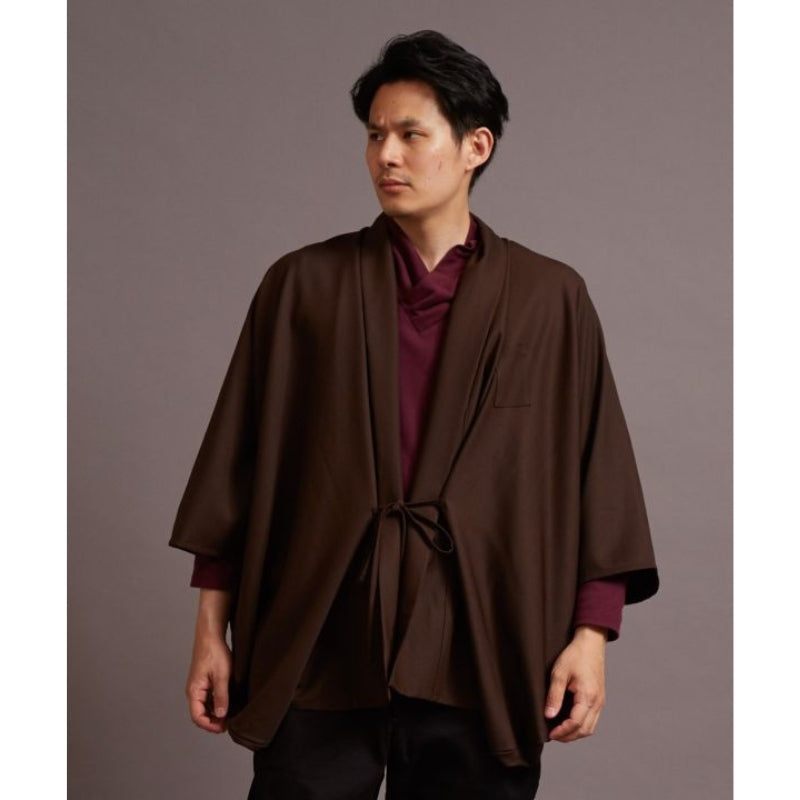 Męska kurtka kimono w kolorze brązowym Uniwersalny rozmiar