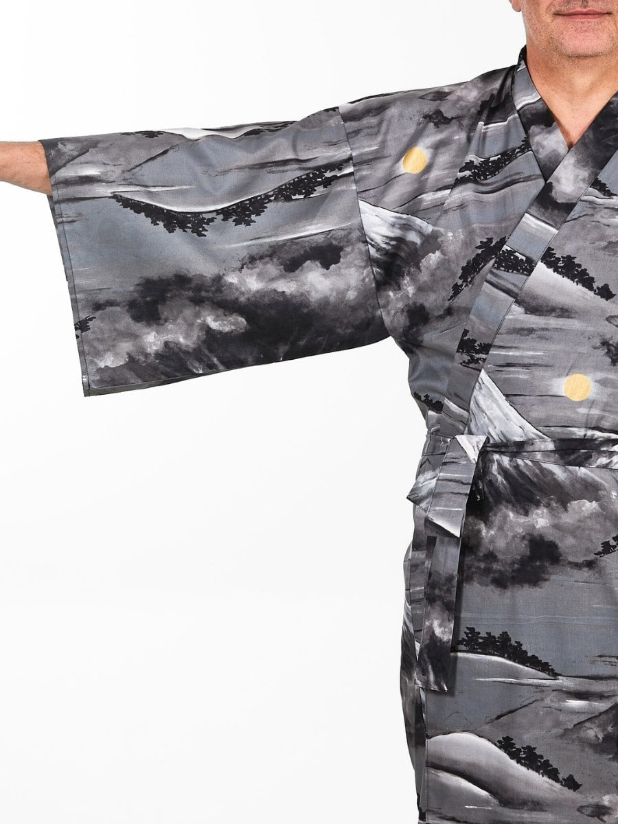 Męska Yukata Kimono Mount Męska Yukata Kimono - Góra Fuji
