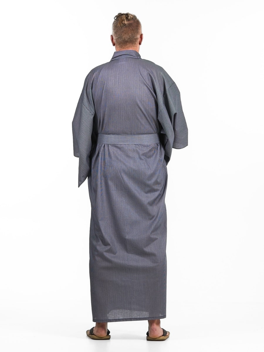 Męskia Yukata Kimono w Paski