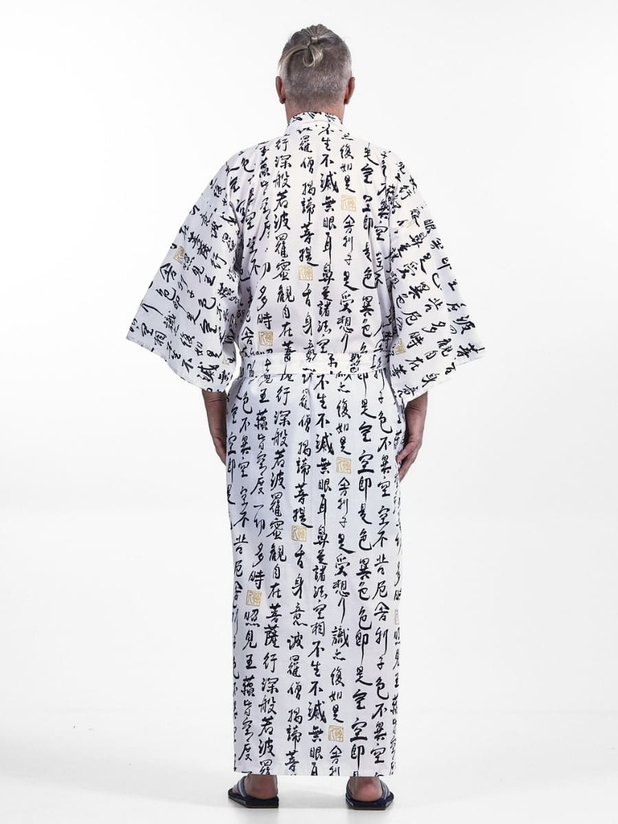 Męskie kimono Yukata Sutra Hannya