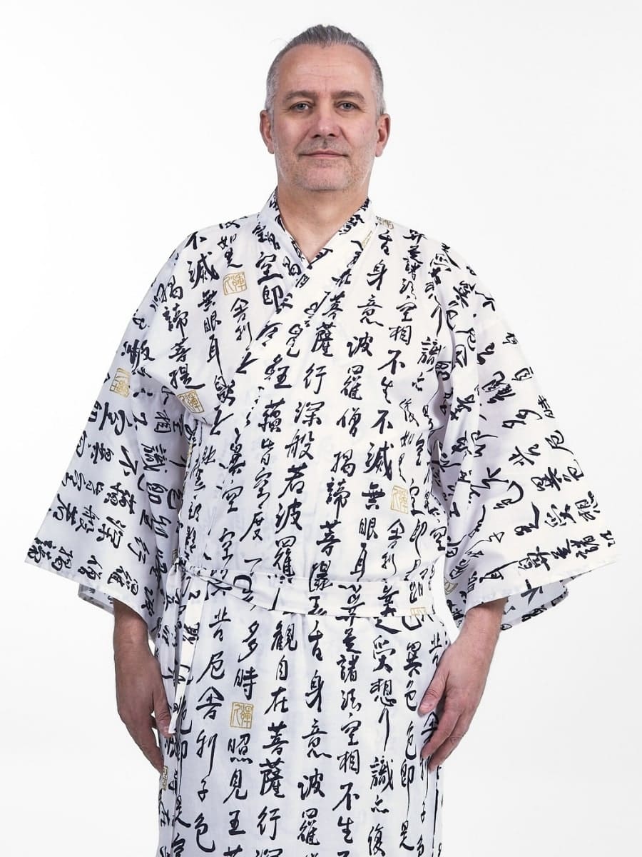 Męskie kimono Yukata Sutra Hannya