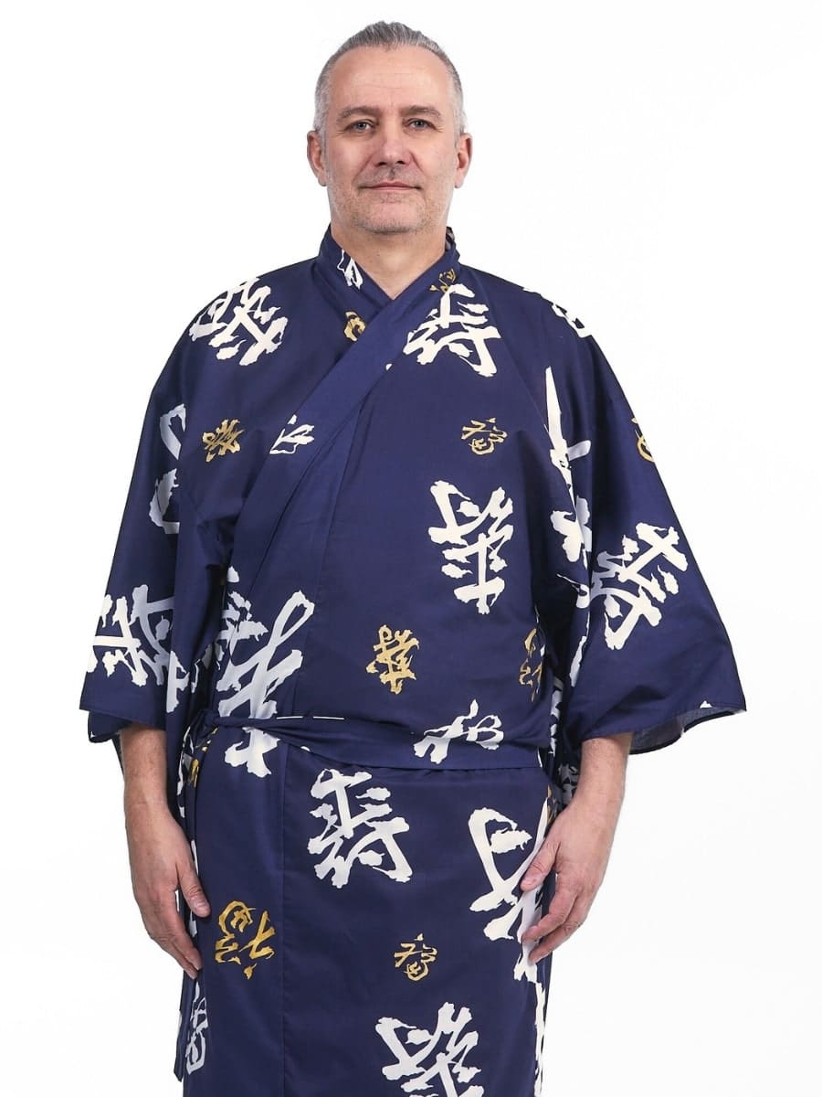 Męskie Yukata Kimono Kotobuki