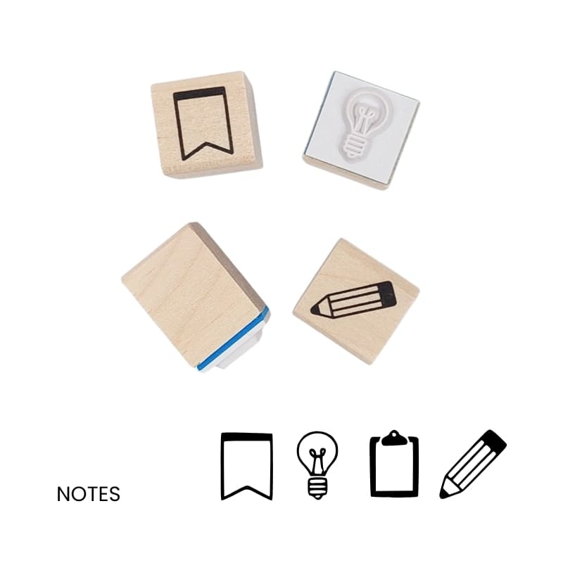 Mini japoński stempel Bullet Journal Notatki