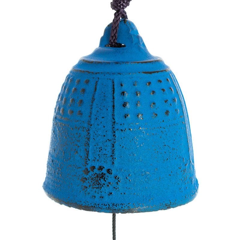 Niebieski żeliwny gong japoński Iwachu 5,5 cm