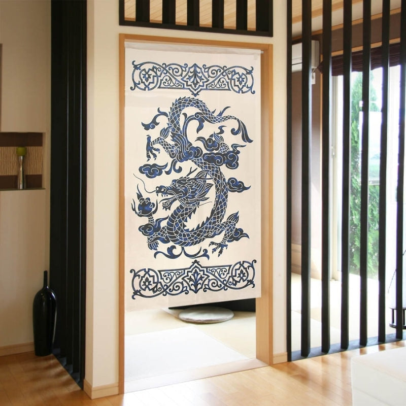 Noren Japanese Dragon 85 x 150 cm
