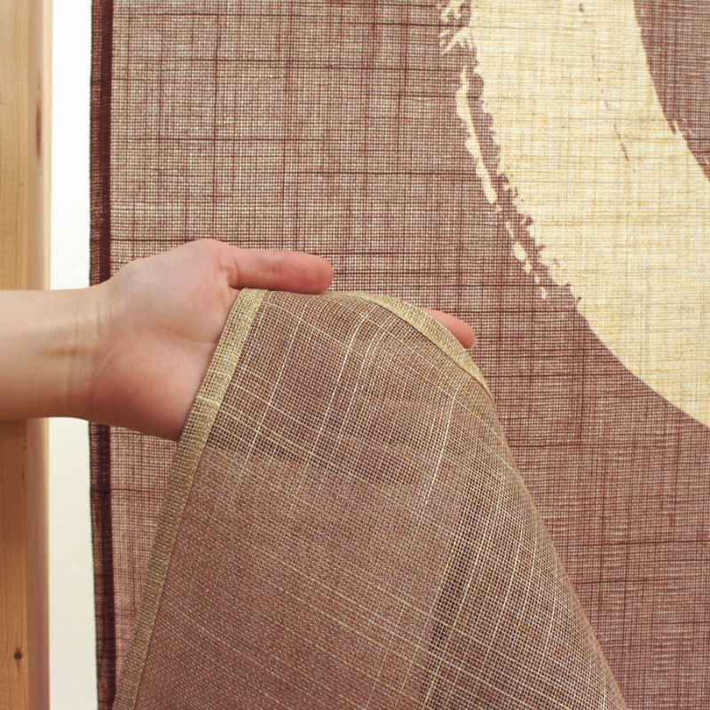 Noren Japanese Enso Brown 85 x 150 cm