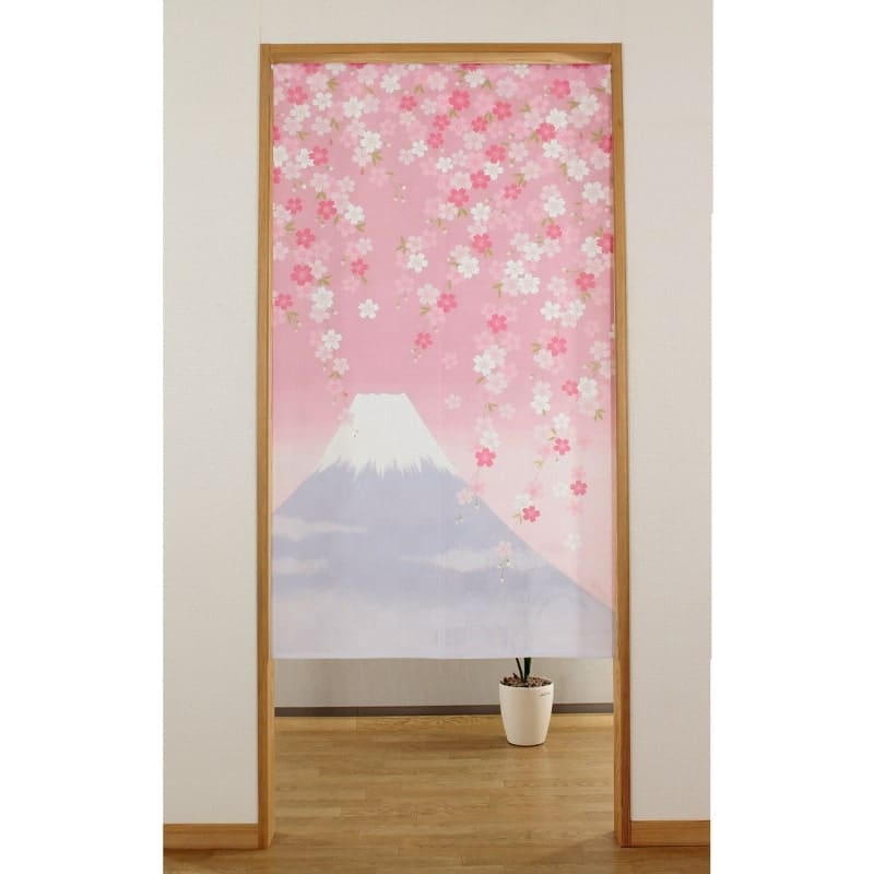 Noren Japanese Fuji Sakura 85 x 150 cm
