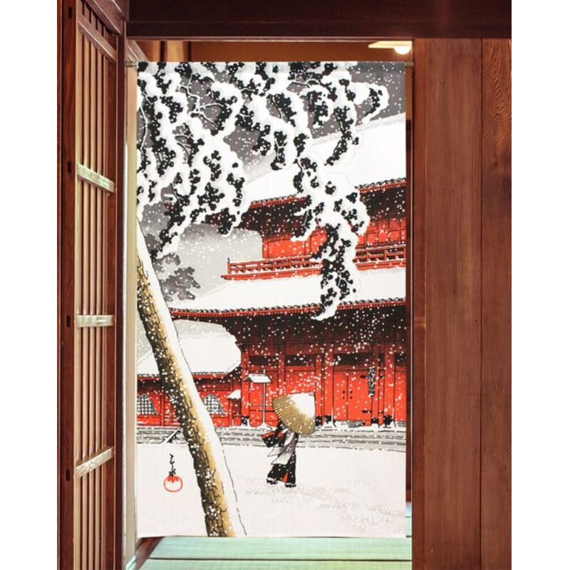Noren Japanese Snow 85 x 150 cm