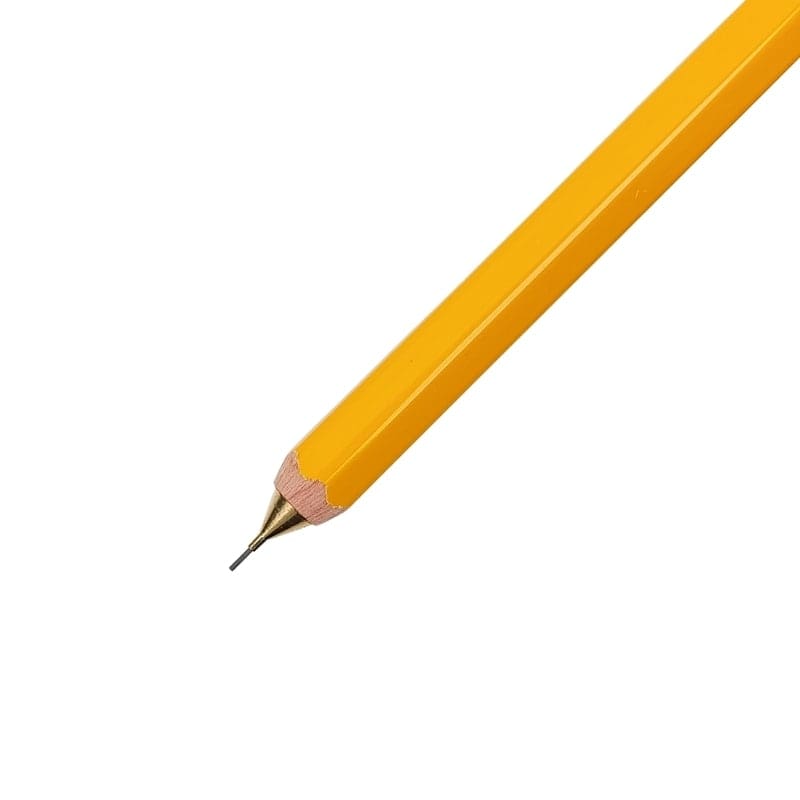 OHTO Drewniany ołówek mechaniczny 0,5 mm Żółty