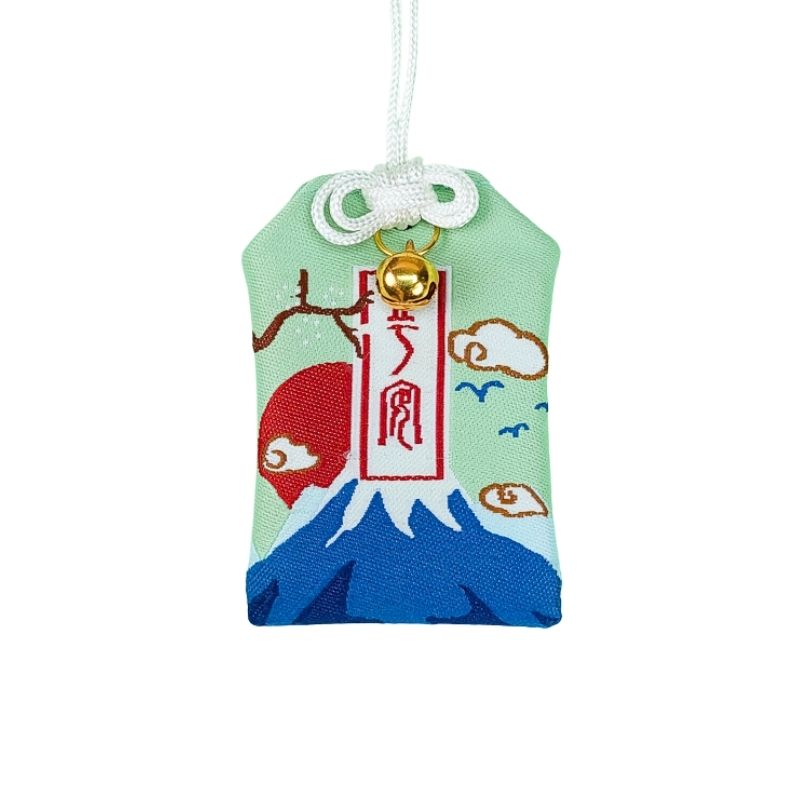 Omamori z motywem Góry Fuji