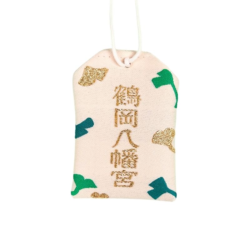 Omamori z motywem Liści Miłorzębu
