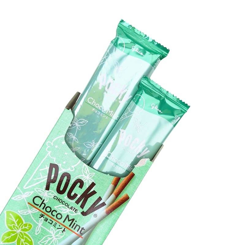 Paluszki Pocky Czekoladowo-Miętowe