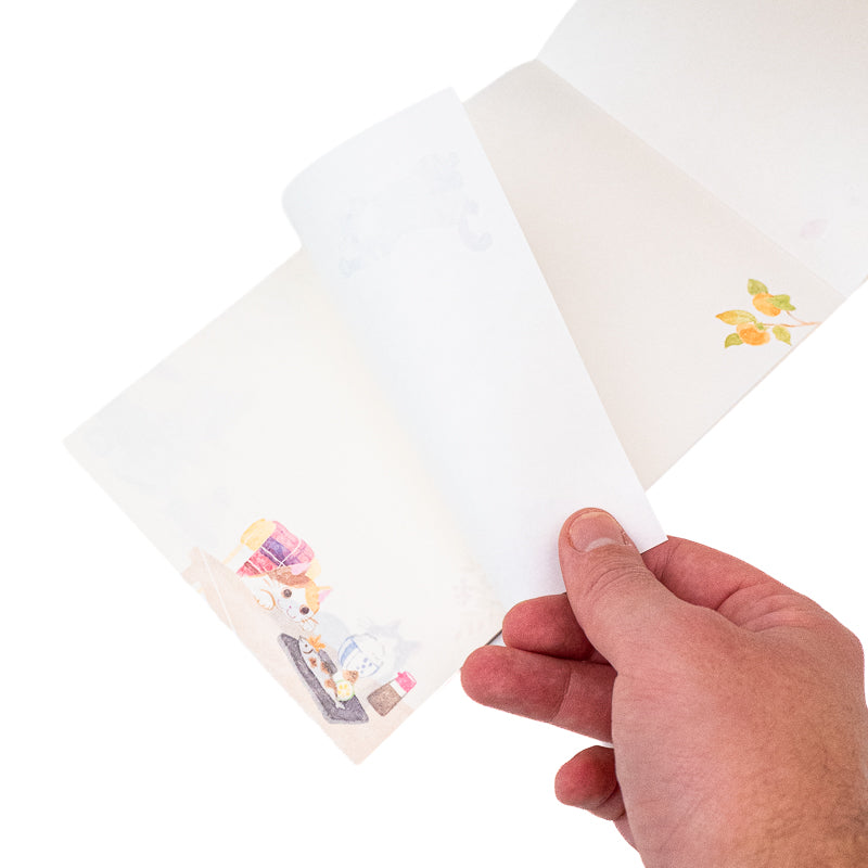 Papier Listowy - Koty Jesienią