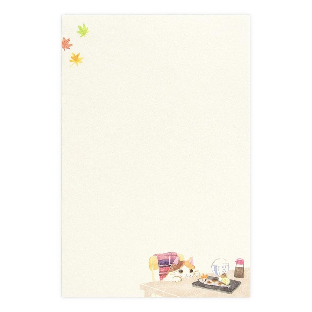 Papier Listowy - Koty Jesienią