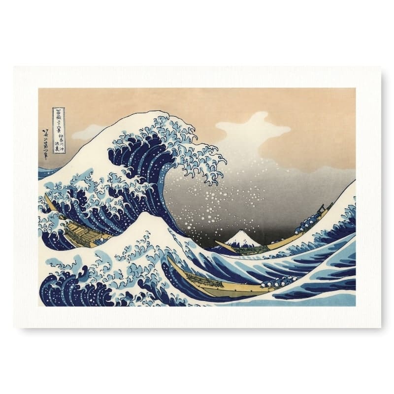 Plakat Hokusai Wave Kanagawa A3