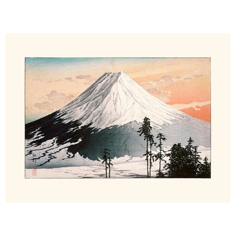 Plakat z nadrukiem Mount Fuji 30 x 40 cm