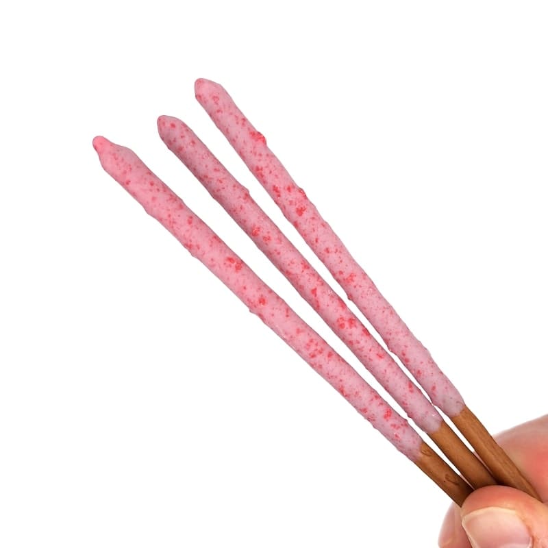 Pocky czekoladowe i truskawkowe