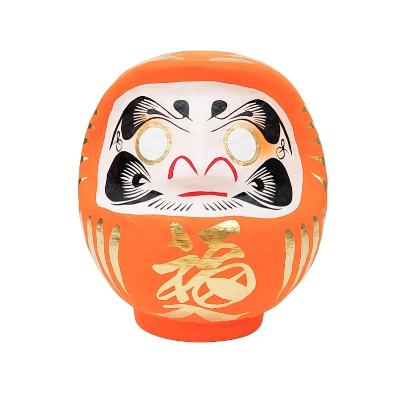 Pomarańczowa Daruma japońska od 9 do 15 cm