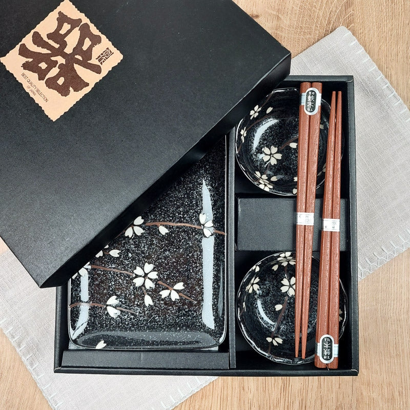 Porcelanowy zestaw do sushi