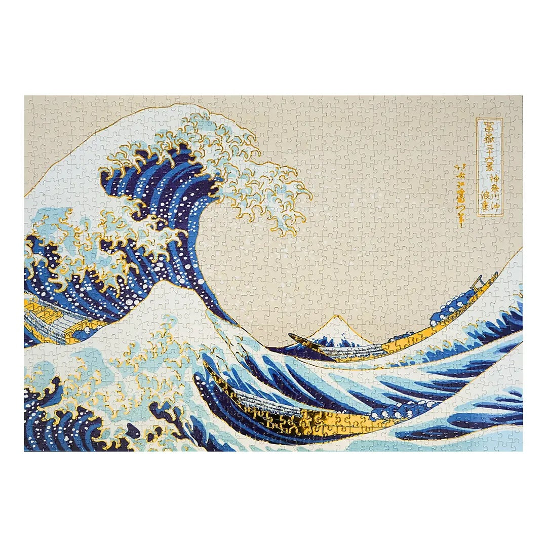 Puzzle Wielka Fala w Kanagawie - 1000 Elementów