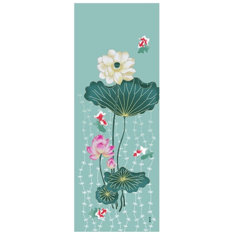 Ręcznik Tenugui Sacred Lotus