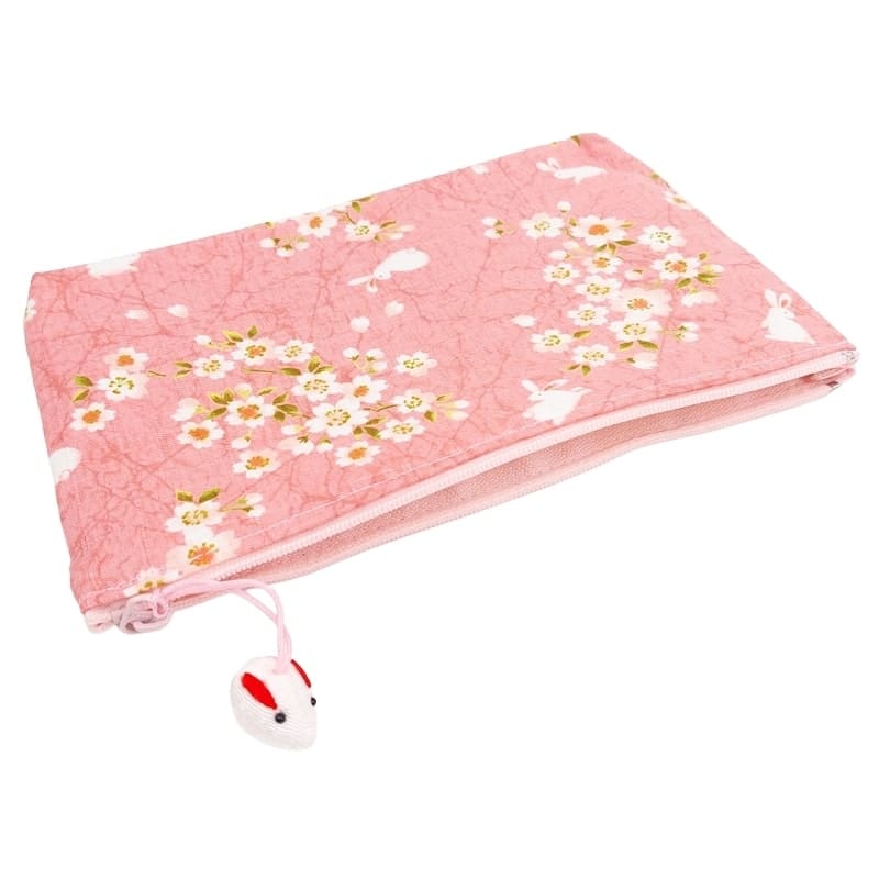 Różowa japońska kopertówka Usagi Sakura